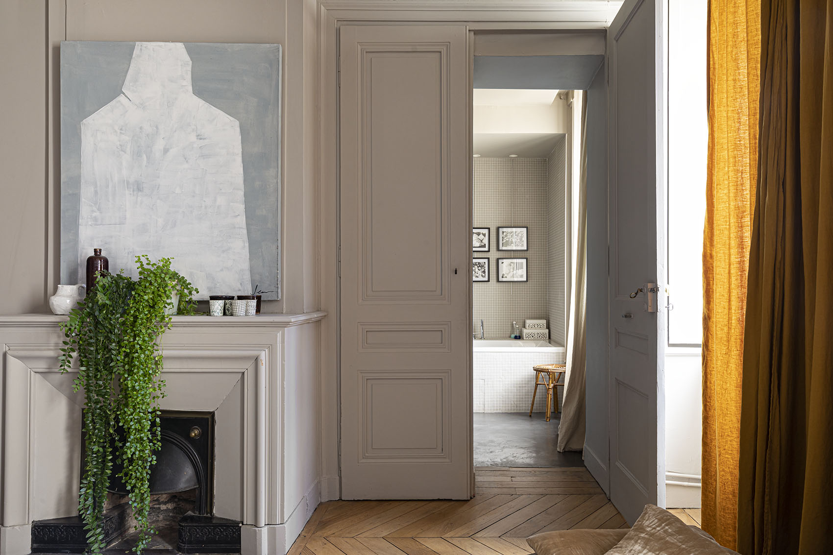 Mosaïque et double vasque